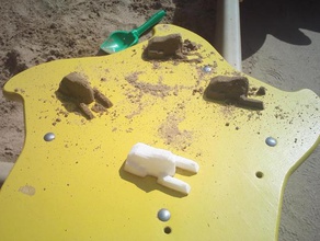 sphynx mold sandbox construction toys egypt kids 3d print model - Mito3D