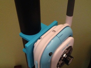 verticale della lampada morsetto per montaggio universale la fotocamera baby monitor di videocamera infantile ottica luce 3d print model - Mito3D
