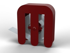 logo tape dispenser other 3d print model - Mito3D