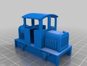 009 centercab diesel loco body vehicles 3d print model - Mito3D