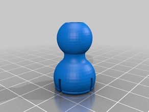a junção de esfera do buraco diy 3d print model - Mito3D