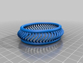 il mio personalizzato twist bracciale di design bracciali 3d print model - Mito3D