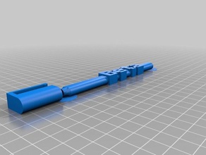 mi bic palabra lápiz beta de la oficina personalizado 3d print model - Mito3D