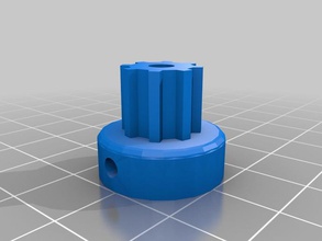 4mm t5 belt pully other axis gear mendel motor part pla prusa pulley reprap spool stepper supportless useful 3d print model - Mito3D