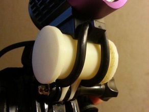 a luz de bicicleta gopro montagem diy 3d print model - Mito3D