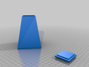 konische boxen andere - Boxen Deckel twisted 3d print model - Mito3D