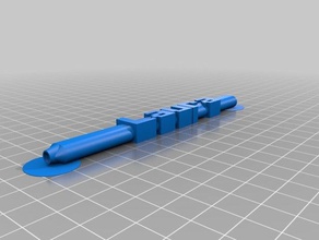 laura customized bic word pen office 3d print model - Mito3D