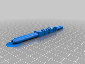 leah customized bic word pen office 3d print model - Mito3D