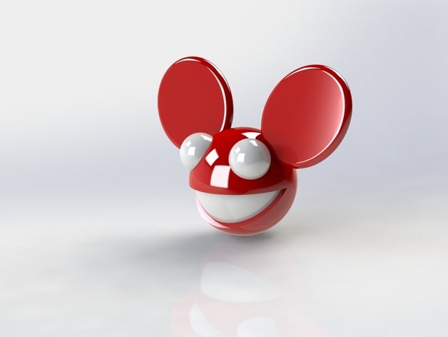 mau5head signos logotipos deadmau5 edm electrónica el casco la música 3D print model - Mito3D