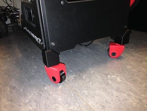 replicator 2x caster ruota 3d la stampante parti piedi 3d print model - Mito3D