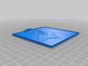 özelleştirilmiş lithopane benim 2d sanat 3d print model - Mito3D