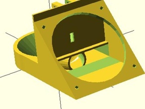 fan-duct 3d Drucker Teile 3d print model - Mito3D
