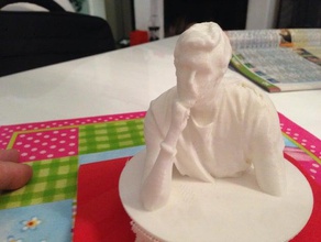 my son thinker bust printing people 3d print model - Mito3D