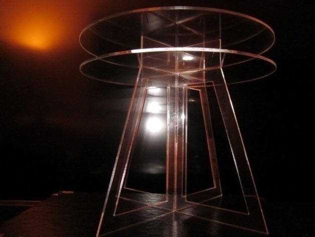 ghiaccio tabella altri metacrilato doppio tavolo laboral taglio laser 3D print model - Mito3D