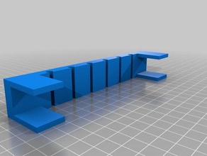 özelleştirilebilir basit bir usb kablo tutucu desk tidy organizasyon özelleştirici 3d print model - Mito3D