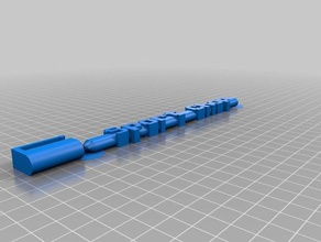 il mio personalizzate avanzate di word penna ufficio 3d print model - Mito3D