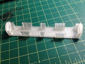 aa battery holder 2 series electronics 3d print model - Mito3D