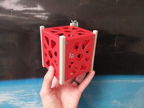 printersat scans replicas cubesat make makerspace satellite tj3sat 3d print model - Mito3D