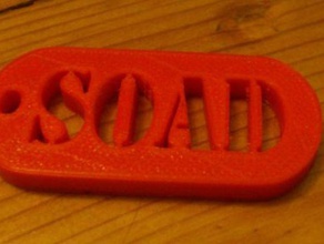 system down logo music band pendant soad 3d print model - Mito3D