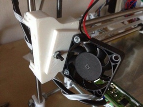 emaker huxley part cooling fan mount other 3d reprap 3d print model - Mito3D