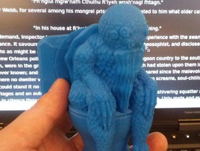 cthulhu cthoilet sculptures cthulu lovecraft poop toilet 3d print model - Mito3D