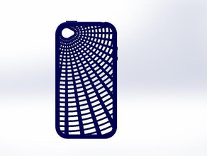 flexible iphone4 case mobile 3d print model - Mito3D