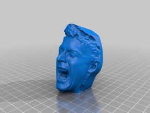 gavin ingranaggi urlando la testa persone 3d print model - Mito3D