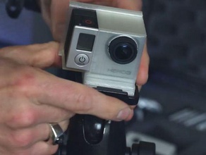 gopro hero 3 manfrotto adaptador de jaula usar el lcd bacpac cámara 3d print model - Mito3D