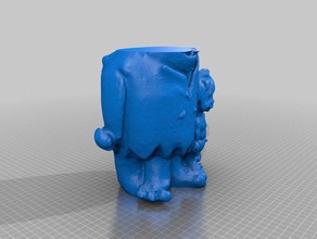 barney bank art makerbotdigitizer scan 3d print model - Mito3D