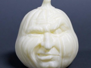 grumpy pumpkin scans replicas angry halloween holiday 3d print model - Mito3D