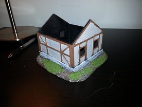 25mm small house games 3d print model - Mito3D