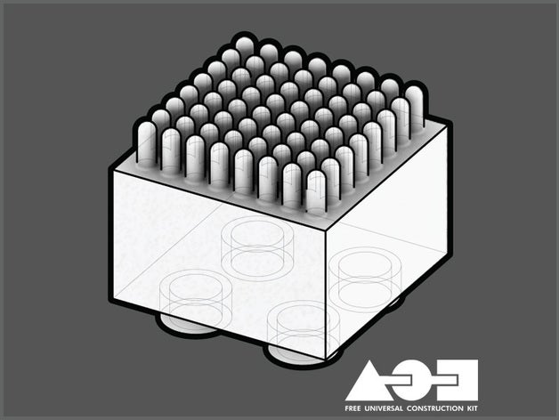 krinkles duplo uck-04f00m altri l'adattatore setola blocchi livello di compatibilità connettori gruppi costruzione sistemi giocattoli grasso lab ibridi sull'interoperabilità i kit mashup sy-lab 3D print model - Mito3D