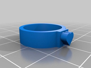 özelleştirilmiş eşleşen yüzüğüm yüzük 3d print model - Mito3D
