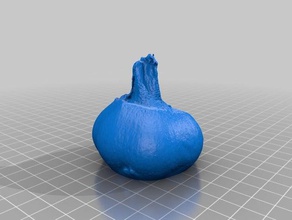 garlic art makerbotdigitizer scan 3d print model - Mito3D