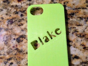 blake iphone cas 4 accessories customized 3d print model - Mito3D