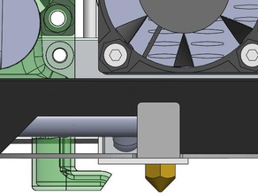 replicator fan mount 3d printer parts 3d print model - Mito3D