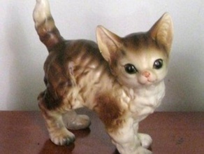 meowzor hayvanlar 3d tarama kedi catzilla dekor kitty 3d print model - Mito3D