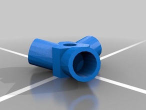 hubs tubo redondo edifícios estruturas 3d print model - Mito3D