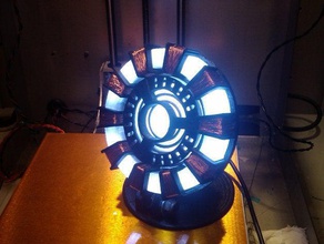 stand tony starks arc reactor other 3d print model - Mito3D