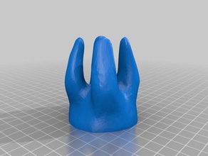 hollow-er dente sculture 3d print model - Mito3D