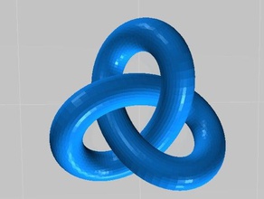 3 noeud les mathématiques art escher 3d print model - Mito3D