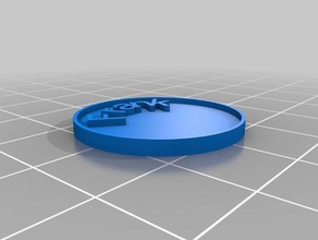 my customized coin chip coins badges 3d print model - Mito3D