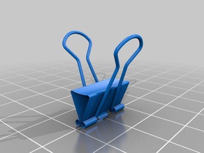 bulldog clip ufficio 3d print model - Mito3D