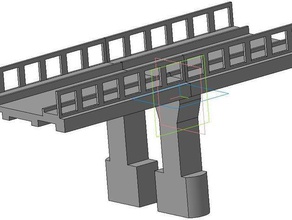 Elemente der Brücke Gebäude Strukturen 3d print model - Mito3D