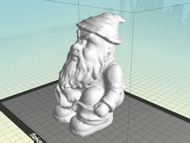 tbusers poopin gnome chapéu varreduras réplicas 3D print model - Mito3D