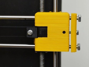 prusa i3 x-belt tensionner upgrade 3d printer parts x-end 3d print model - Mito3D
