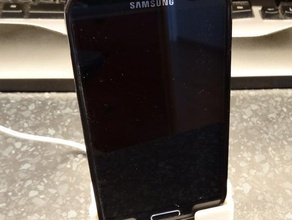 samsung s4 soporte de carga móvil teléfono 3d print model - Mito3D