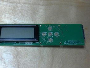 el replicador de placa interfaz revb otros los botones control pantalla lcd tarjeta sd 3d print model - Mito3D