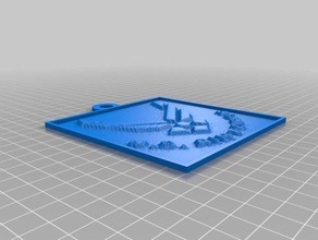 de la usaf litografía 2d art personalizado 3d print model - Mito3D