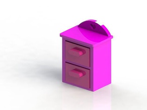 dolls drawers playsets 3d print model - Mito3D